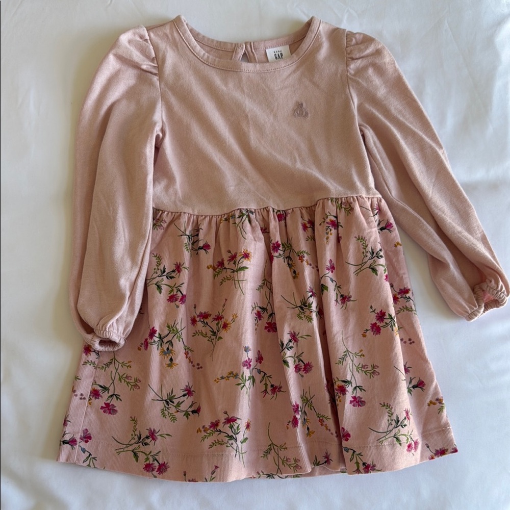 NWOT GAP Pink Bishop Sleeve Sundress